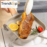 PREMIUM NON-STICK SQUARE GRILL & STEAK PAN