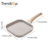 PREMIUM NON-STICK SQUARE GRILL & STEAK PAN