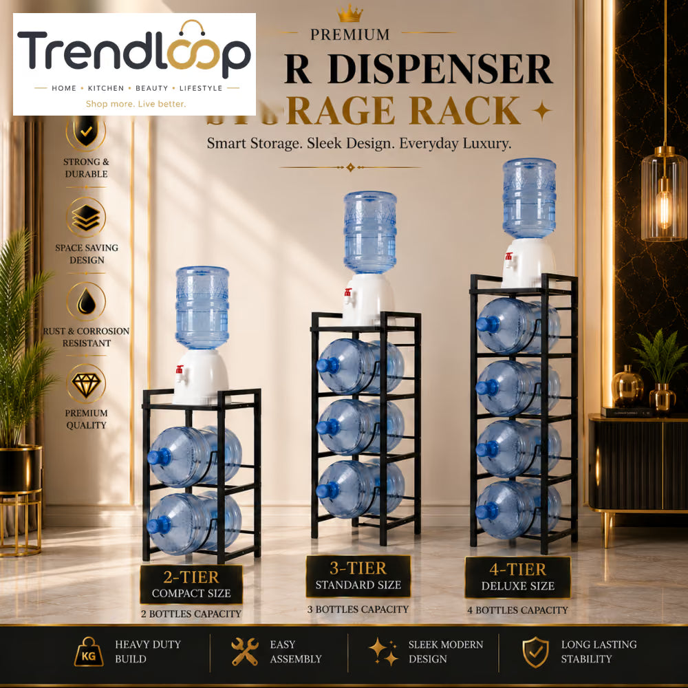PREMIUM WATER DISPENSER GALLON STORAGE RACK