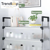 DUSTPROOF SHOE ORGANIZER RACK HEAVY DUTY STORAGE STAND FOR SHOES HEELS TOYS & MORE – HALLWAY DORM & GARAGE - 9 LAYER