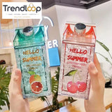 HELLO SUMMER DOUBLE STRAW WATER BOTTLE