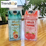 HELLO SUMMER DOUBLE STRAW WATER BOTTLE