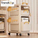 MULTIPURPOSE MOVABLE STORAGE ORGANIZER CART - 3 LAYER