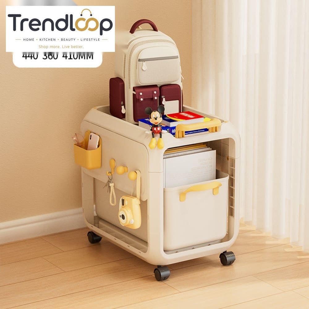 MULTIPURPOSE MOVABLE STORAGE ORGANIZER CART - 2 LAYER