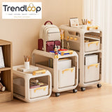 MULTIPURPOSE MOVABLE STORAGE ORGANIZER CART - 2 LAYER