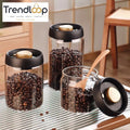 VACUUM GLASS STORAGE JAR – AIRTIGHT COFFEE & FOOD CONTAINER