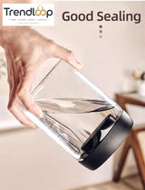 VACUUM GLASS STORAGE JAR – AIRTIGHT COFFEE & FOOD CONTAINER