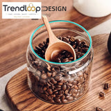 VACUUM GLASS STORAGE JAR – AIRTIGHT COFFEE & FOOD CONTAINER