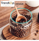 VACUUM GLASS STORAGE JAR – AIRTIGHT COFFEE & FOOD CONTAINER