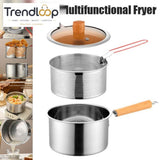 PREMIUM STAINLESS STEEL FRYER COOKING POT