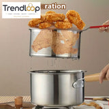 PREMIUM STAINLESS STEEL FRYER COOKING POT