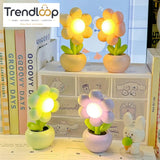 MINI LED FLORAL VASE NIGHT LIGHT