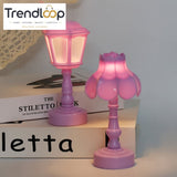 PAGODA BUD BUTTON BATTERY LED TABLE LAMP NIGHT LIGHT