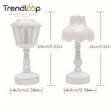 PAGODA BUD BUTTON BATTERY LED TABLE LAMP NIGHT LIGHT