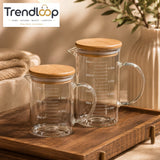 PREMIUM AIRTIGHT GLASS OIL DISPENSER SET 350ML / 500ML