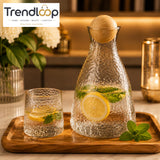 AMBER GOLD 7 PIECES DECANTER SET – LUXURY GIFT BOX