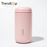 SMEG CAPSULE COFFEE TUMBLER STAINLESS STEEL  350ML - PINK
