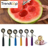 HIGH-QUALITY STAINLESS STEEL ICE CREAM SCOOP WITH PRESSURE RELEASE HANDLE
