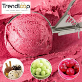 HIGH-QUALITY STAINLESS STEEL ICE CREAM SCOOP WITH PRESSURE RELEASE HANDLE