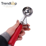 HIGH-QUALITY STAINLESS STEEL ICE CREAM SCOOP WITH PRESSURE RELEASE HANDLE