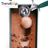 HIGH-QUALITY STAINLESS STEEL ICE CREAM SCOOP WITH PRESSURE RELEASE HANDLE