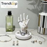 CREATIVE HAND SHAPE JEWELRY STORAGE STAND DECOR ORGANIZER