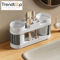 MULTIFUNCTION BATHROOM TOOTHBRUSH & TOOTHPASTE HOLDER
