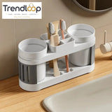 MULTIFUNCTION BATHROOM TOOTHBRUSH & TOOTHPASTE HOLDER