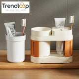 MULTIFUNCTION BATHROOM TOOTHBRUSH & TOOTHPASTE HOLDER
