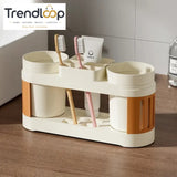 MULTIFUNCTION BATHROOM TOOTHBRUSH & TOOTHPASTE HOLDER
