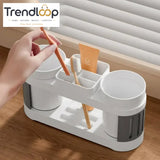 MULTIFUNCTION BATHROOM TOOTHBRUSH & TOOTHPASTE HOLDER