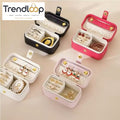 PORTABLE MINI JEWELRY STORAGE BOX