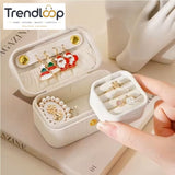 PORTABLE MINI JEWELRY STORAGE BOX