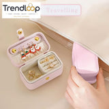 PORTABLE MINI JEWELRY STORAGE BOX