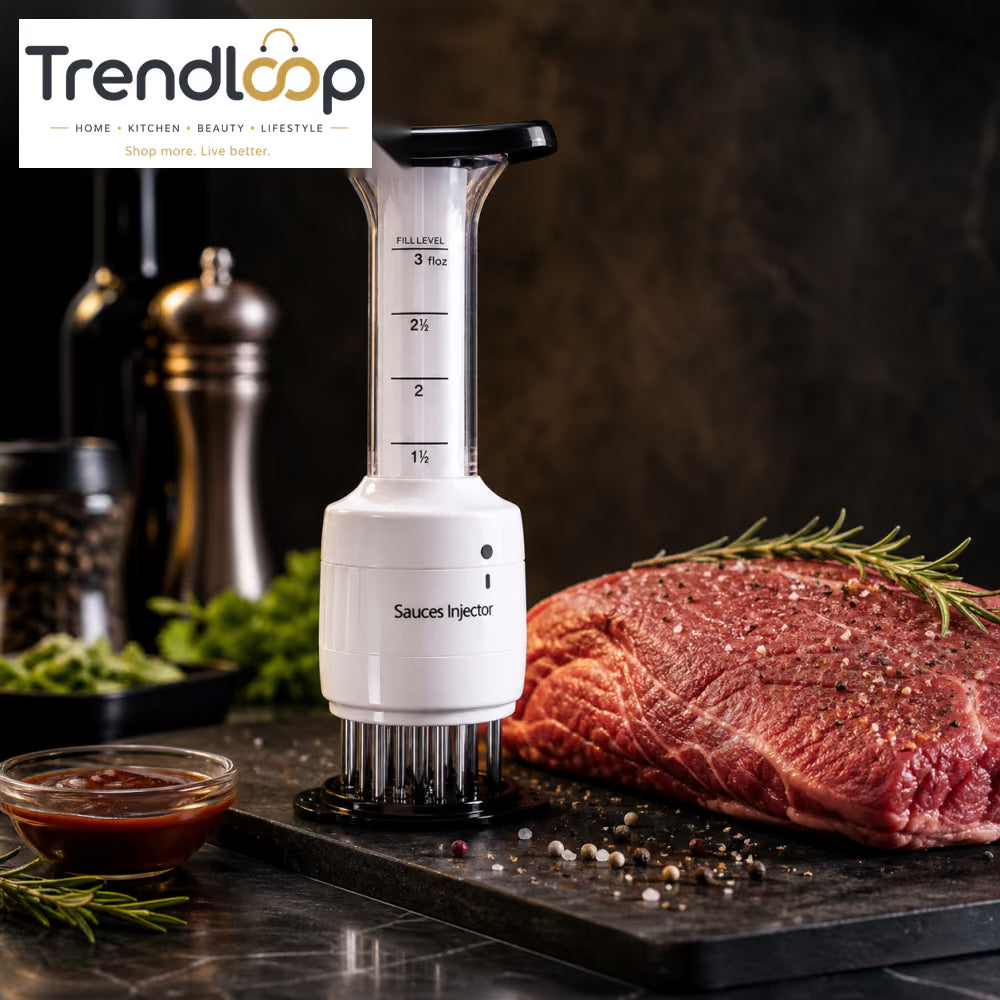 MEAT MARINADE INJECTOR & TENDERIZER TOOL