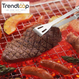 5 PIECE STAINLESS STEEL BBQ GRILL TOOL SET WITH CARRY BAG