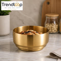 GOLDLUXA GOLDEN SOUP BOWL EDGE STYLE PREMIUM METAL DINING BOWL 12 CM