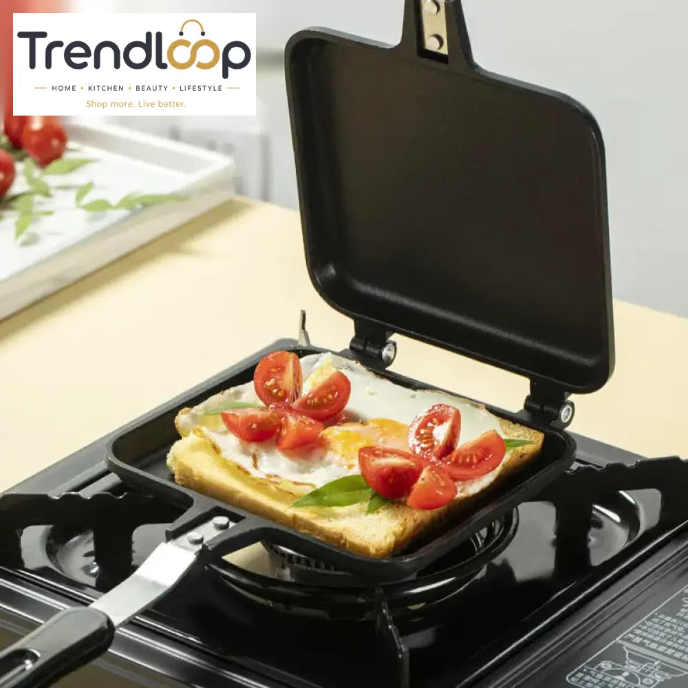 DOUBLE-SIDED NON-STICK SANDWICH MAKER PAN