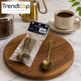 GOLDLUXA WINSOR TEA SPOON GOLDEN 6PCS PREMIUM STAINLESS STEEL COFFEE & DESSERT SPOON SET GH001-TS 5.5 INCH