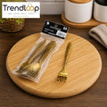 GOLDLUXA WINSOR DINNER FORK GOLDEN 6 PCS STAINLESS STEEL PREMIUM CUTLERY SET GH001-F – 7 INCH