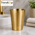 GOLDLUXA GOLDEN HAMMERED DRINKING GLASS PREMIUM METALLIC TUMBLER FOR WATER JUICE & BEVERAGES ELEGANT TEXTURED DRINKWARE 350 ML